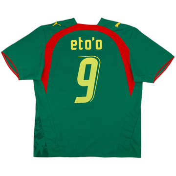 2006-08 Cameroon Home Shirt Eto'o #9 - 6/10 - (L)