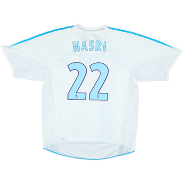 2004-05 Olympique Marseille Home Shirt Nasri #22 - 8/10 - (L)