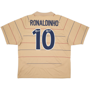 2003-05 Barcelona Basic Away Shirt Ronaldinho #10 - 5/10 - (XL)