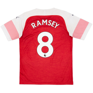 2018-19 Arsenal Home Shirt Ramsey #8 - 8/10 - (S)
