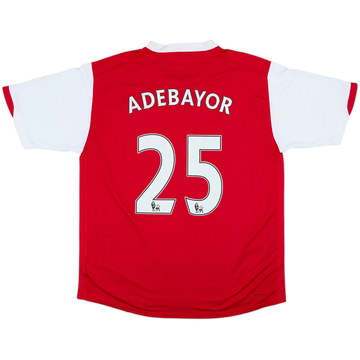 2006-08 Arsenal Home Shirt Adebayor #25 - 6/10 - (L)