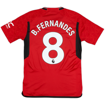 2023-24 Manchester United Home Shirt B.Fernandes #8 - 7/10 - (S)