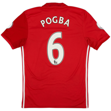 2016-17 Manchester United Home Shirt Pogba #6 - 5/10 - (S)