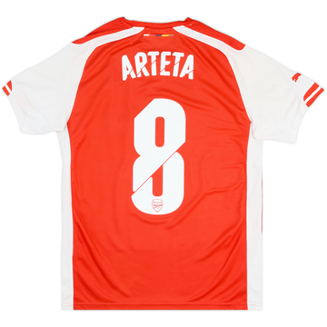 2014-15 Arsenal Home Shirt Arteta #8 - 5/10 - (S)