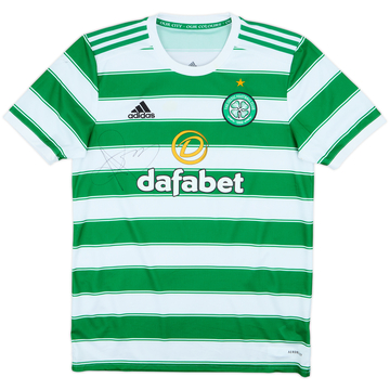 2021-22 Celtic Signed Home Shirt - 6/10 - (M)