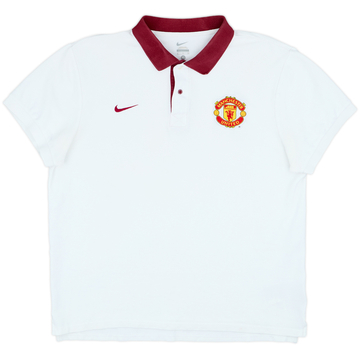 2013-14 Manchester United Nike Polo Shirt - 7/10 - (XL)