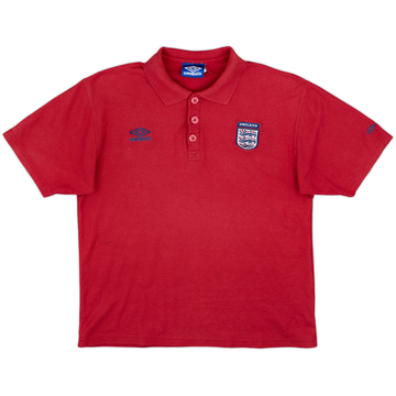 1999-00 England Umbro Polo Shirt - 6/10 - (L)