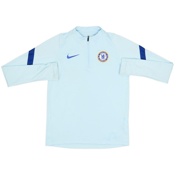 2020-21 Chelsea Nike 1/4 Zip Drill Top - 6/10 - (L.Boys)
