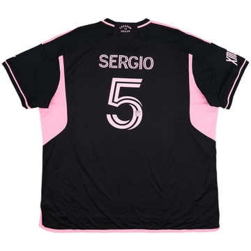2023-24 Inter Miami Authentic Away Shirt Sergio #5 - 8/10 - (3XL)