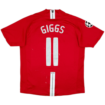 2007-09 Manchester United 'Final' Home Shirt GIggs #11 - 5/10 - (L)