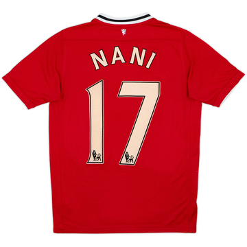 2011-12 Manchester United Home Shirt Nani #17 - 6/10 - (XL.Boys)