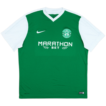 2016-17 Hibernian Home Shirt - 8/10 - (XXL)