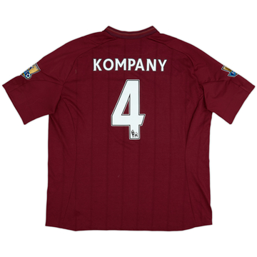 2012-13 Manchester City Away Shirt Kompany #4 - 6/10 - (XXL)