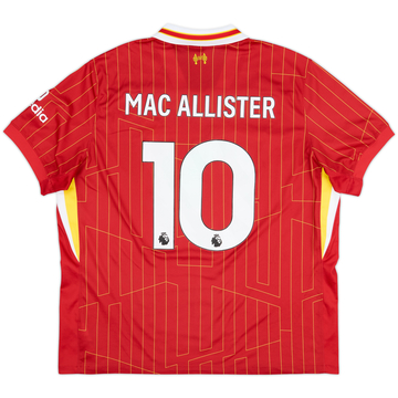 Camiseta de local del Liverpool 2024-25 Mac Allister #10 - 6/10 - (XXL)