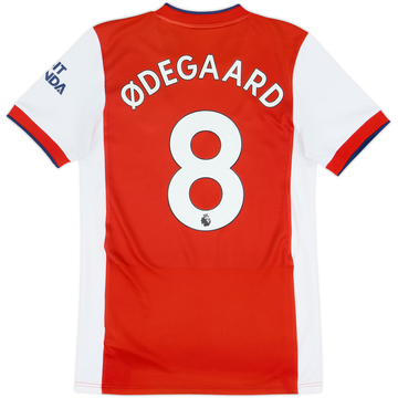 2021-22 Arsenal Home Shirt Odegaard #8 - 8/10 - (S)