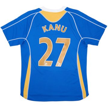 2007-08 Portsmouth Home Shirt Kanu #27 - 6/10 - (M)