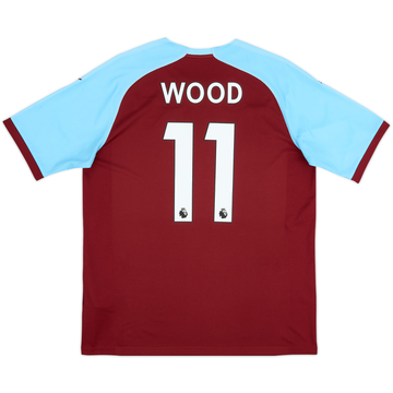 2018-19 Burnley Home Shirt Wood #11 - 7/10 - (L)