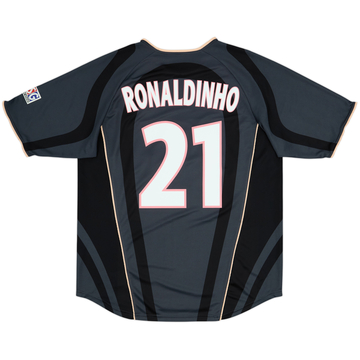2001-02 Paris Saint-Germain Third Shirt Ronaldinho #21 - 7/10 - (L)