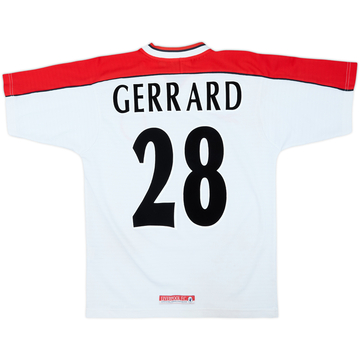 1998-99 Liverpool Away Shirt Gerrard #28 - 6/10 - (Y)