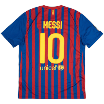 2011-12 Barcelona Home Shirt Messi #10 - 7/10 - (L)