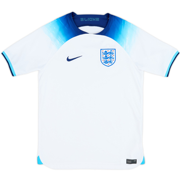 2022-23 England Home Shirt - 8/10 - (L.Boys)