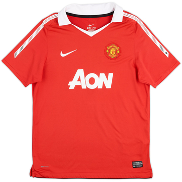 2010-11 Manchester United Home Shirt - 8/10 - (L.Boys)