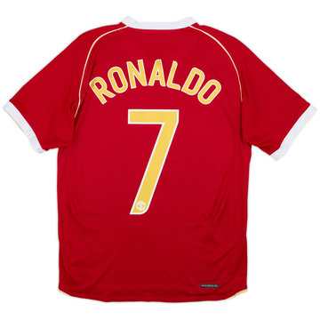 2006-07 Manchester United Home Shirt Ronaldo #7 - 6/10 - (S)
