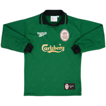 Camiseta de portero del Liverpool 1996-97 - 6/10 - (Niños M)