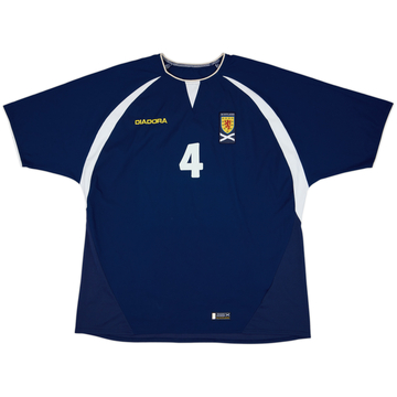 2003-05 Scotland Match Issue Home Shirt #4