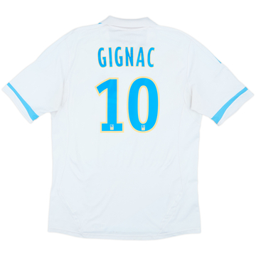 2011-12 Olympique Marseille Home Shirt Gignac #10 - 6/10 - (L)