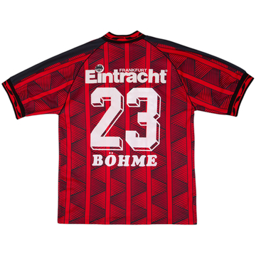 1995-96 Eintracht Frankfurt Home Shirt Bohme #23 - 6/10 - (M)