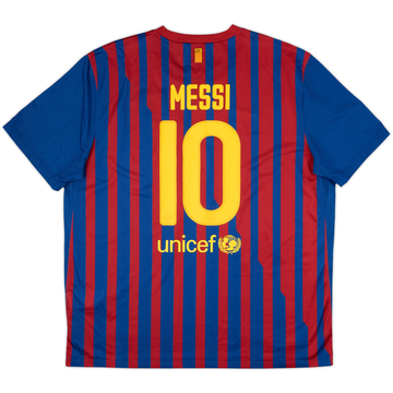 2011-12 Barcelona Home Shirt Messi #10 - 6/10 - (XXL)