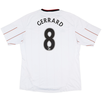 2010-11 Liverpool Away Shirt Gerrard #8 - 6/10 - (XL)