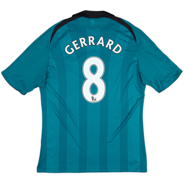 2008-09 Liverpool Third Shirt Gerrard #8 - 8/10 - (L)