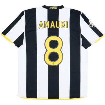 2008-09 Juventus Home Shirt Amauri #8 - 6/10 - (L)