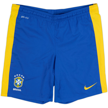 2012-13 Brazil Home Shorts - 8/10 - (M)