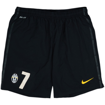 2014-15 Juventus Home Shorts #7 - 5/10 - (L)