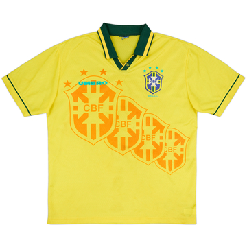 1994 Brazil Home Shirt - 6/10 - (XL)
