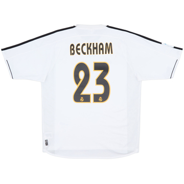 2003-04 Real Madrid Home Shirt Beckham #23 - 6/10 - (M)