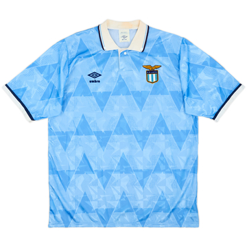 1989-91 Lazio Home Shirt - 7/10 - (L)