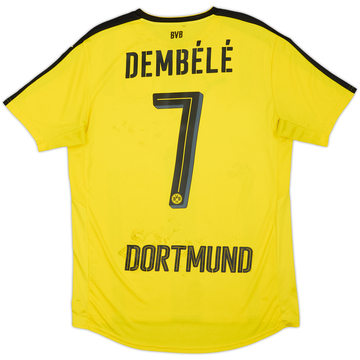 2016-17 Borussia Dortmund Home Shirt Dembele #7 - 4/10 - (M)