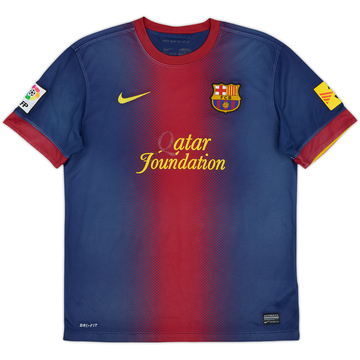 2012-13 Barcelona Home Shirt #10 - 4/10 - (M)