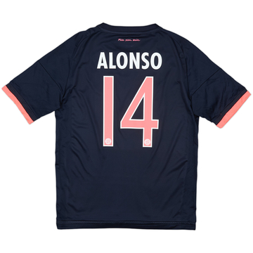 2015-16 Bayern Munich Third Shirt Alonso #14 - 8/10 - (XL.Boys)