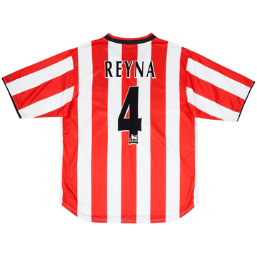2000-02 Sunderland Home Shirt Reyna #4 - 6/10 - (L)