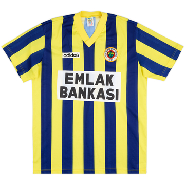 1995-96 Fenerbahce Match Issue Home Shirt #5