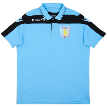 2014-15 Aston Villa Macron Polo Shirt - 9/10 - (S)