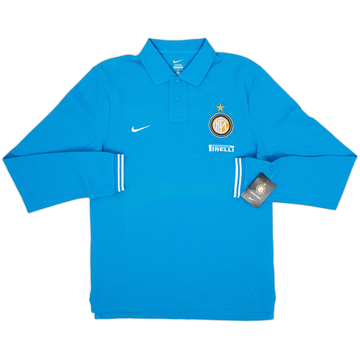 Camiseta polo de manga larga Nike del Inter Milan 2011-12 (M)