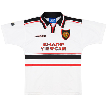 1997-99 Manchester United Away Shirt - 8/10 - (M.Boys)
