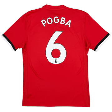 2017-18 Manchester United Home Shirt Pogba #6 - 6/10 - (S)