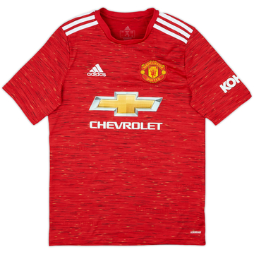 2020-21 Manchester United Home Shirt - 10/10 - (XL.Boys)